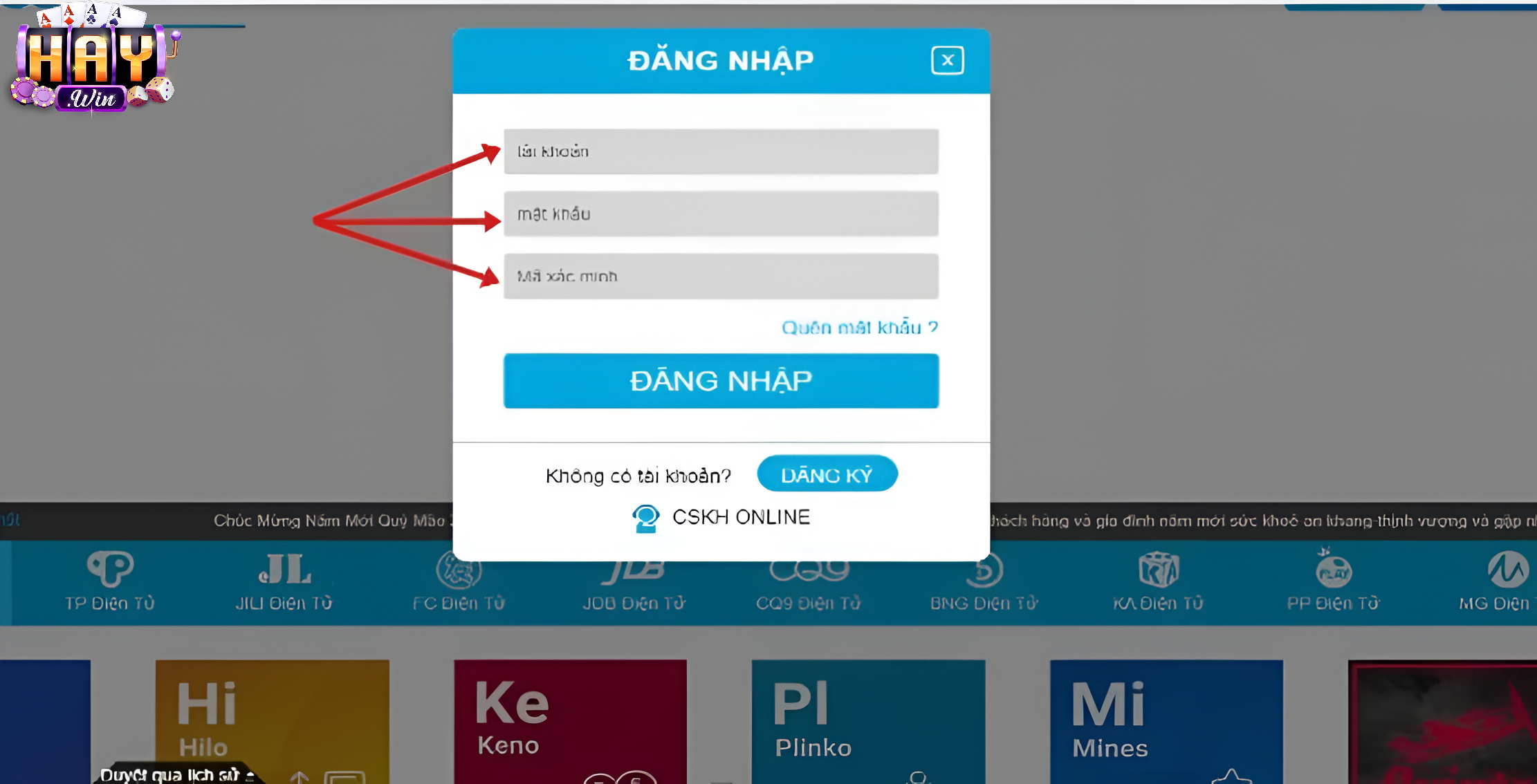 Đăng Nhập Haywin Các Thiết Bị